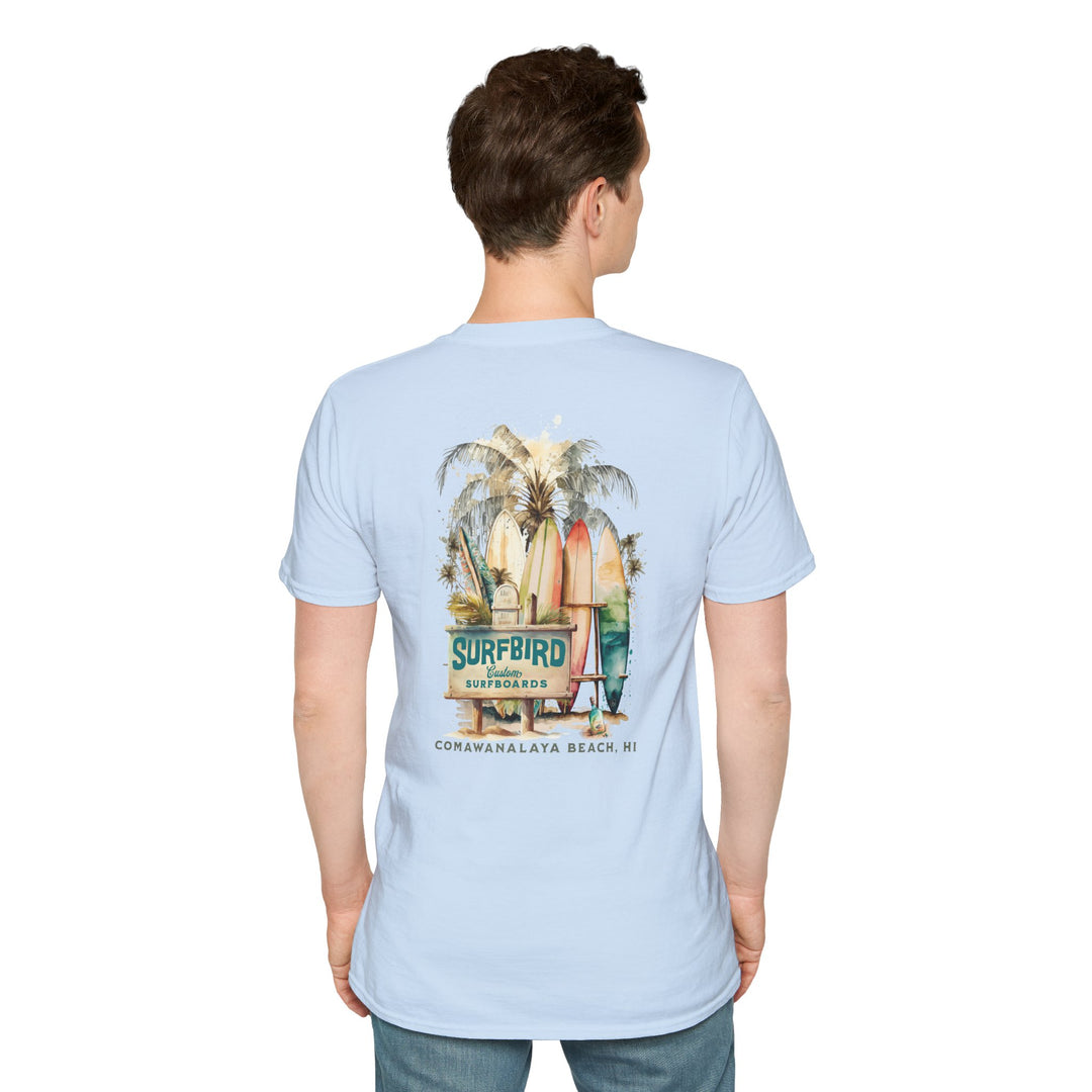 SurfBird Softstyle T-Shirt - Vintage Surfing Tee