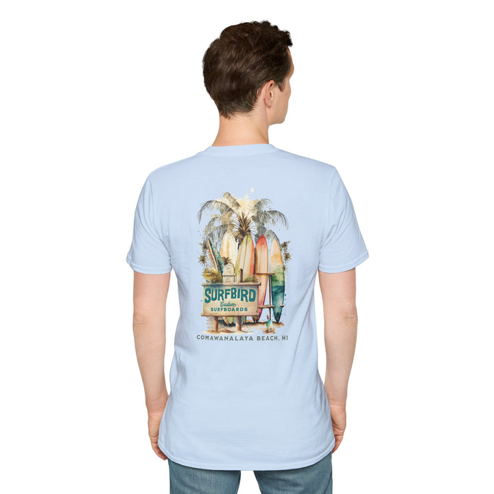SurfBird Softstyle T-Shirt - Vintage Surfing Tee