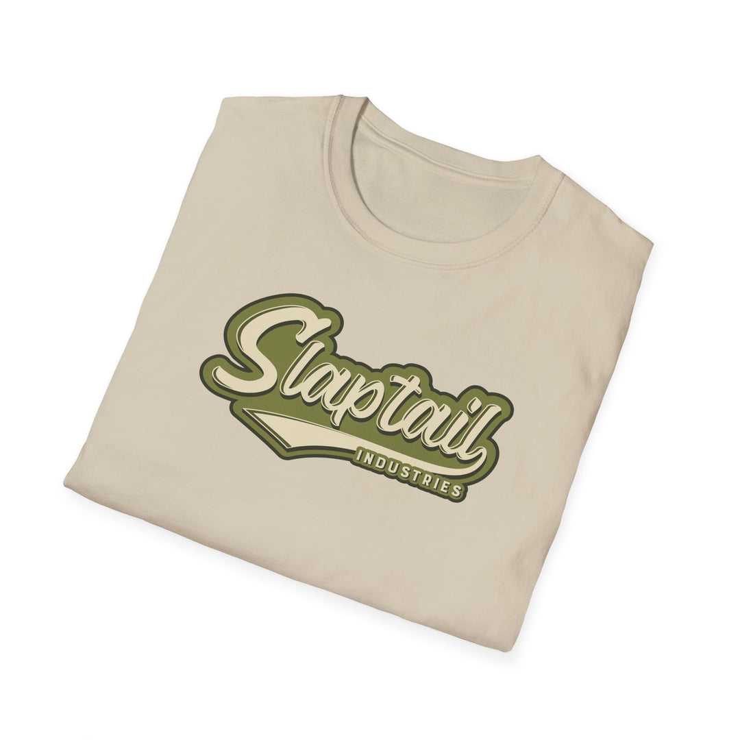 Fishing T-Shirt — "Slaptail Outdoors" Bass Logo Tee