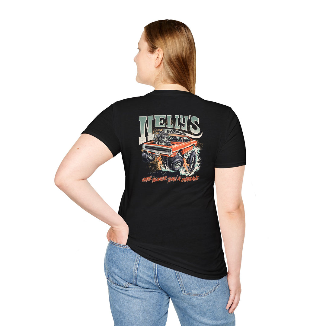 T-Shirt — 'Nelly's Garage' Gasser Edition Vintage Logo Tee