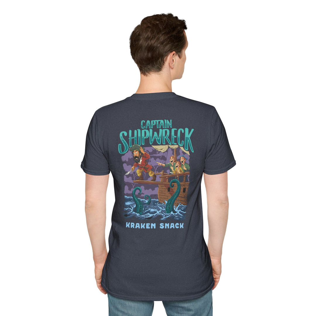 Nautical Adventure Unisex T-Shirt - Captain Shipwreck Design