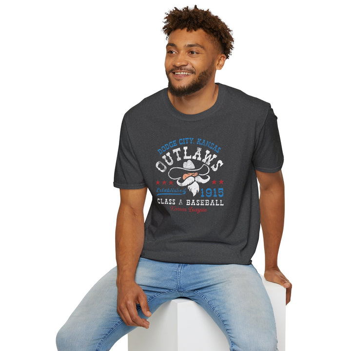 Outlaws Baseball Dodge City 1915 T-Shirt