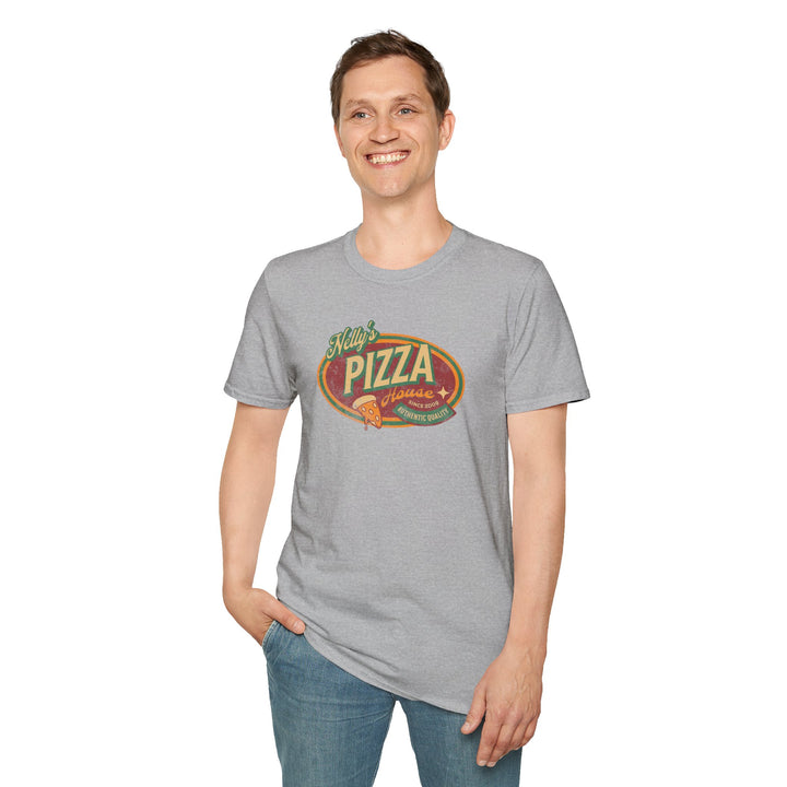 Vintage Pizza Tee — Retro 'Nelly's Pizza House' T-Shirt