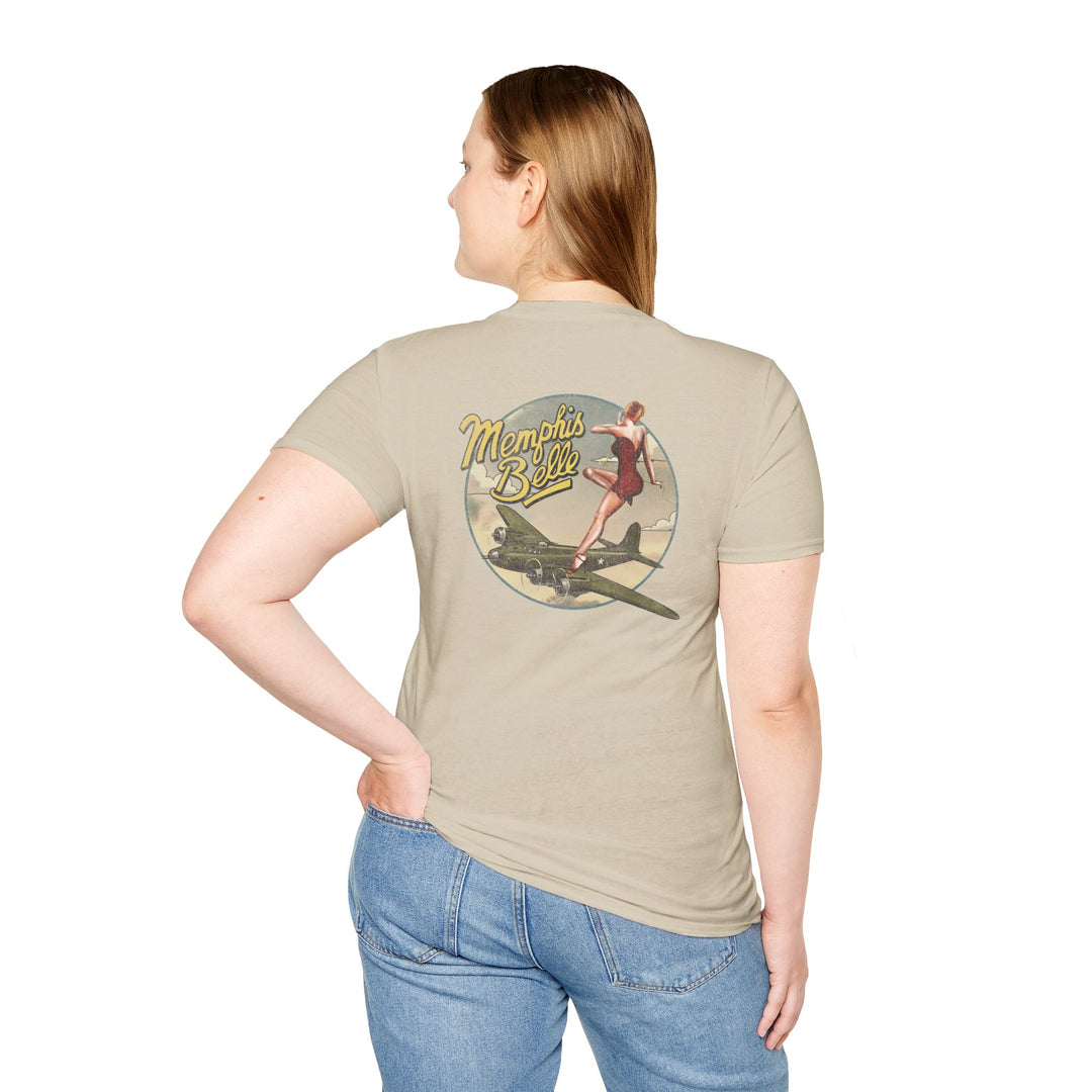 Memphis Belle Vintage Pin-Up T-Shirt