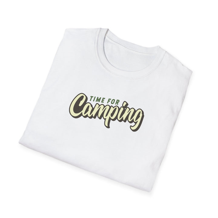 Camping Adventure T-Shirt — "Time for Camping" Outdoor Graphic Tee