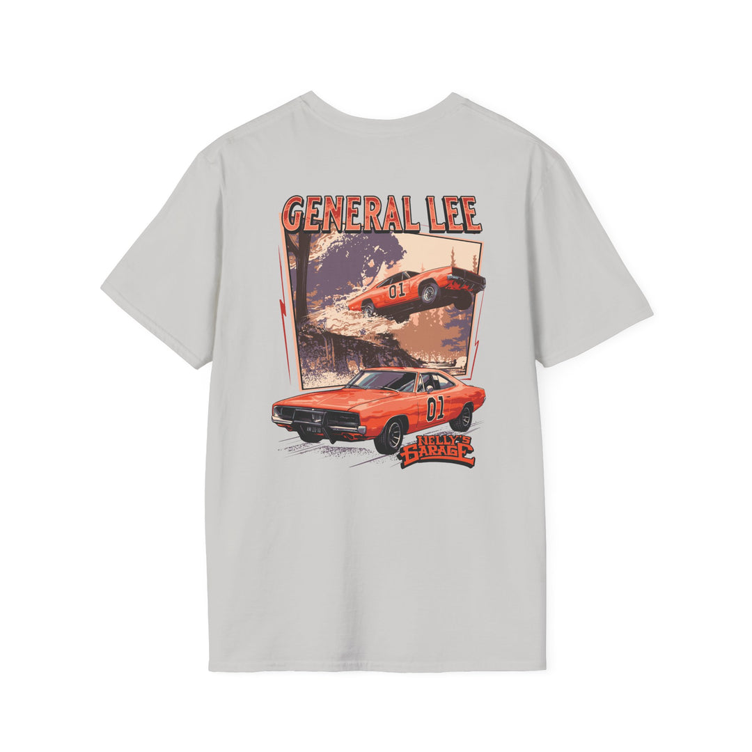 General Lee Garage T-Shirt — Classic Charger Car Graphic Tee