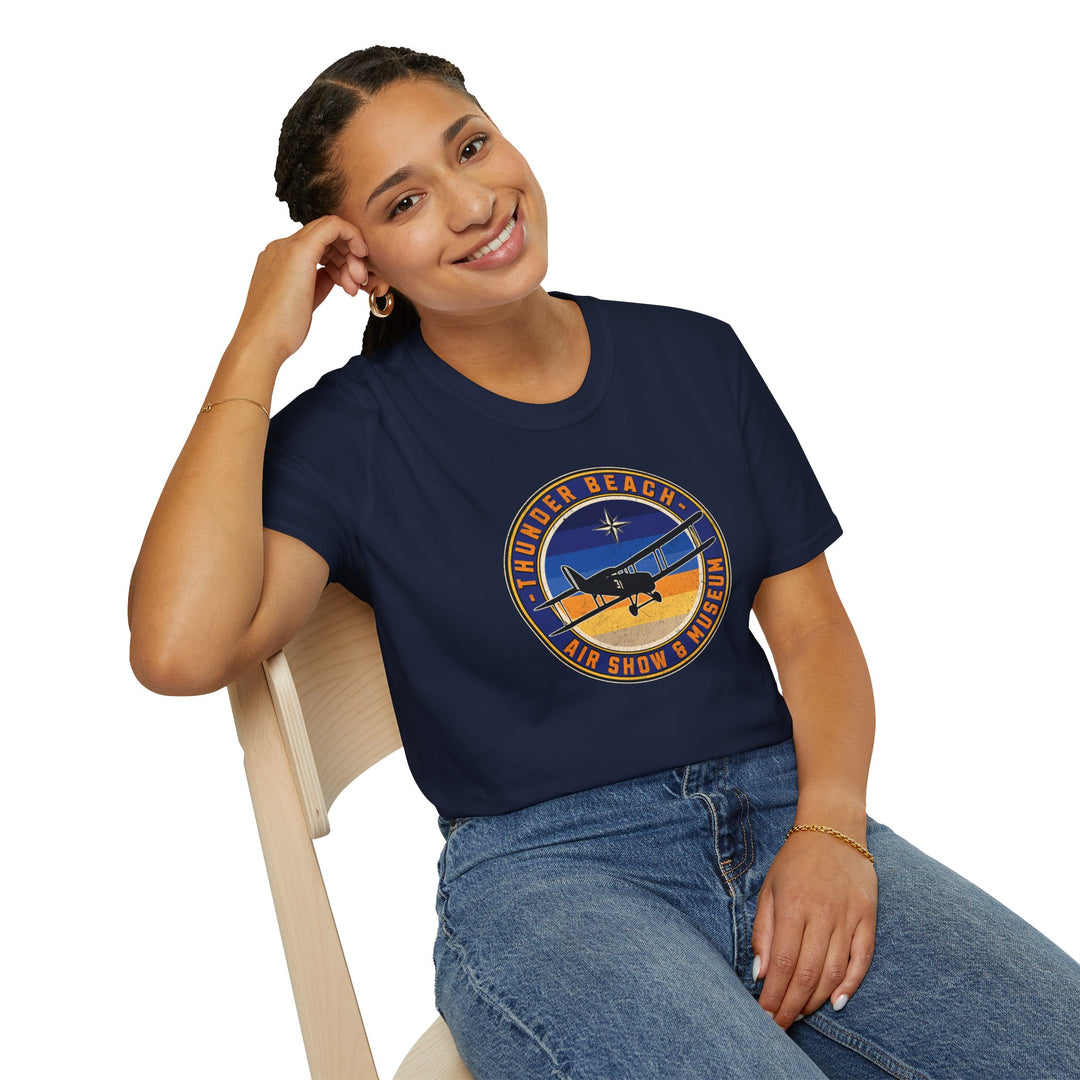 Thunder Beach Airshow Museum T‑Shirt — Vintage Plane Logo Tee
