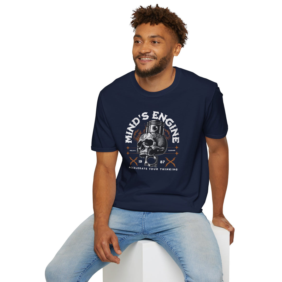 Mind's Engine T-Shirt — Vintage Garage Tee