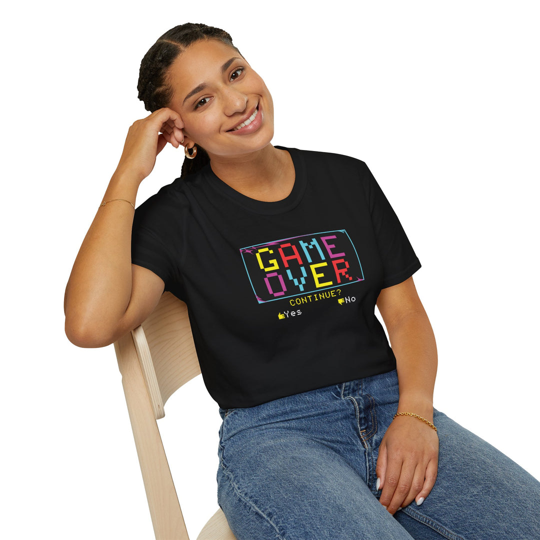 Retro "Game Over" T-Shirt — Pixel Video Game Tee