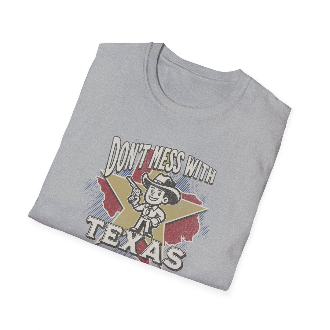 Don't Mess With Texas T-Shirt — Vintage Cowboy State Pride Tee