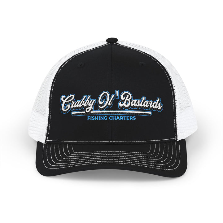 Fishing Charter Trucker Cap — “Catchy Ol’ Bastards” Embroidered Snapback