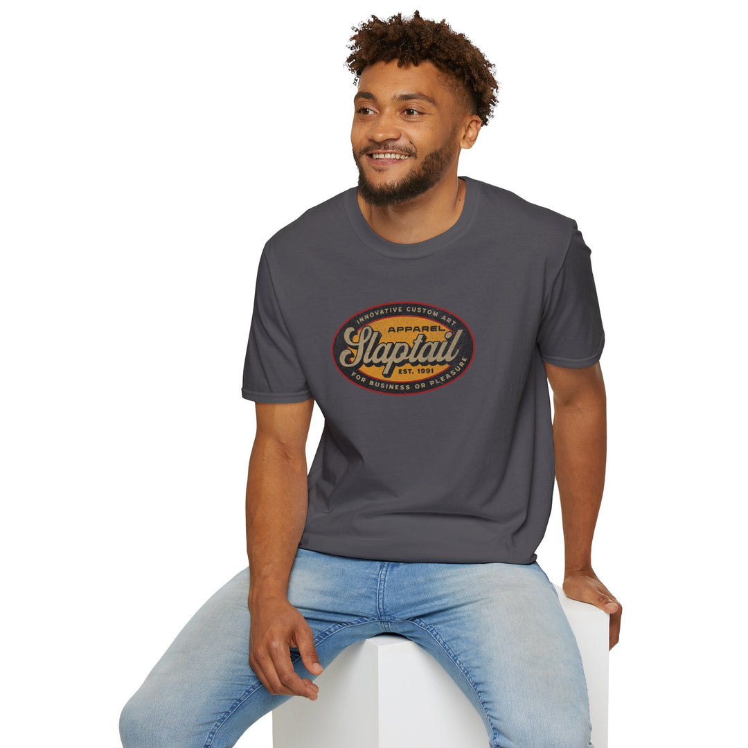 Slaptail Vintage Logo T-Shirt — Retro Apparel Tee