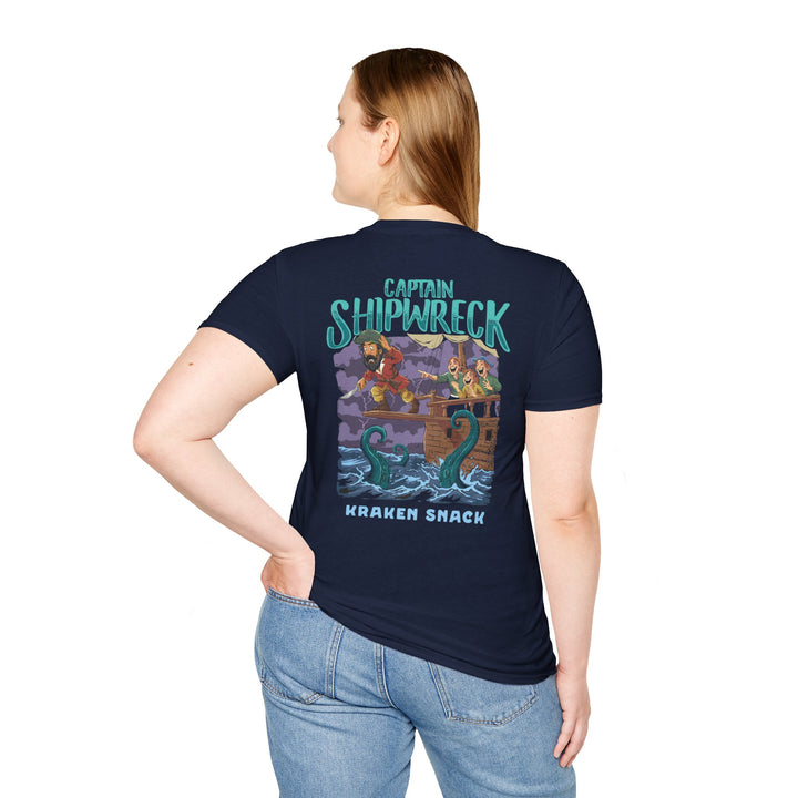 Nautical Adventure Unisex T-Shirt - Captain Shipwreck Design