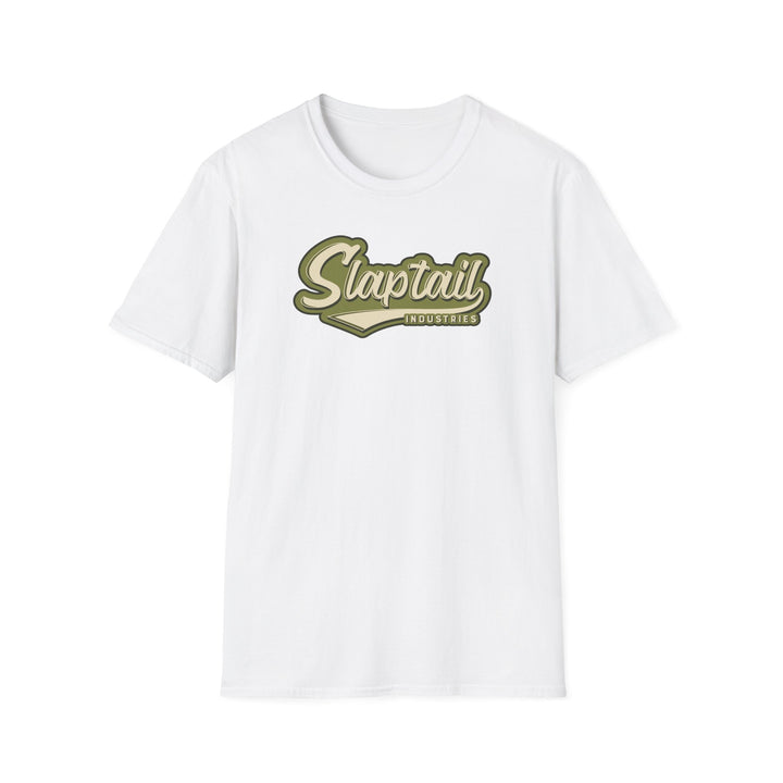 Fishing T-Shirt — "Slaptail Outdoors" Bass Logo Tee