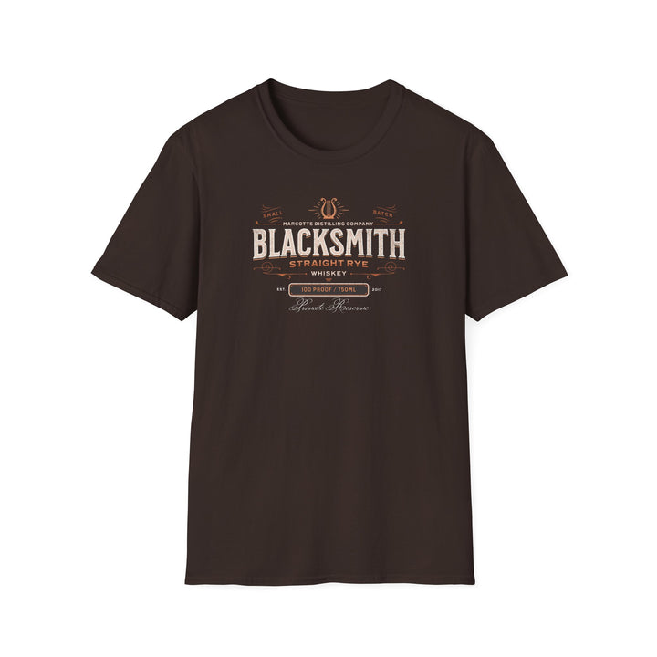 Blacksmith Straight Rye Whiskey T-Shirt – Vintage Distillery Label Tee