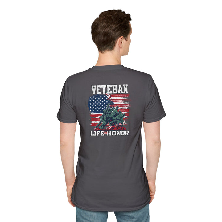 Iwo Jima Flag Veteran Tribute T-Shirt