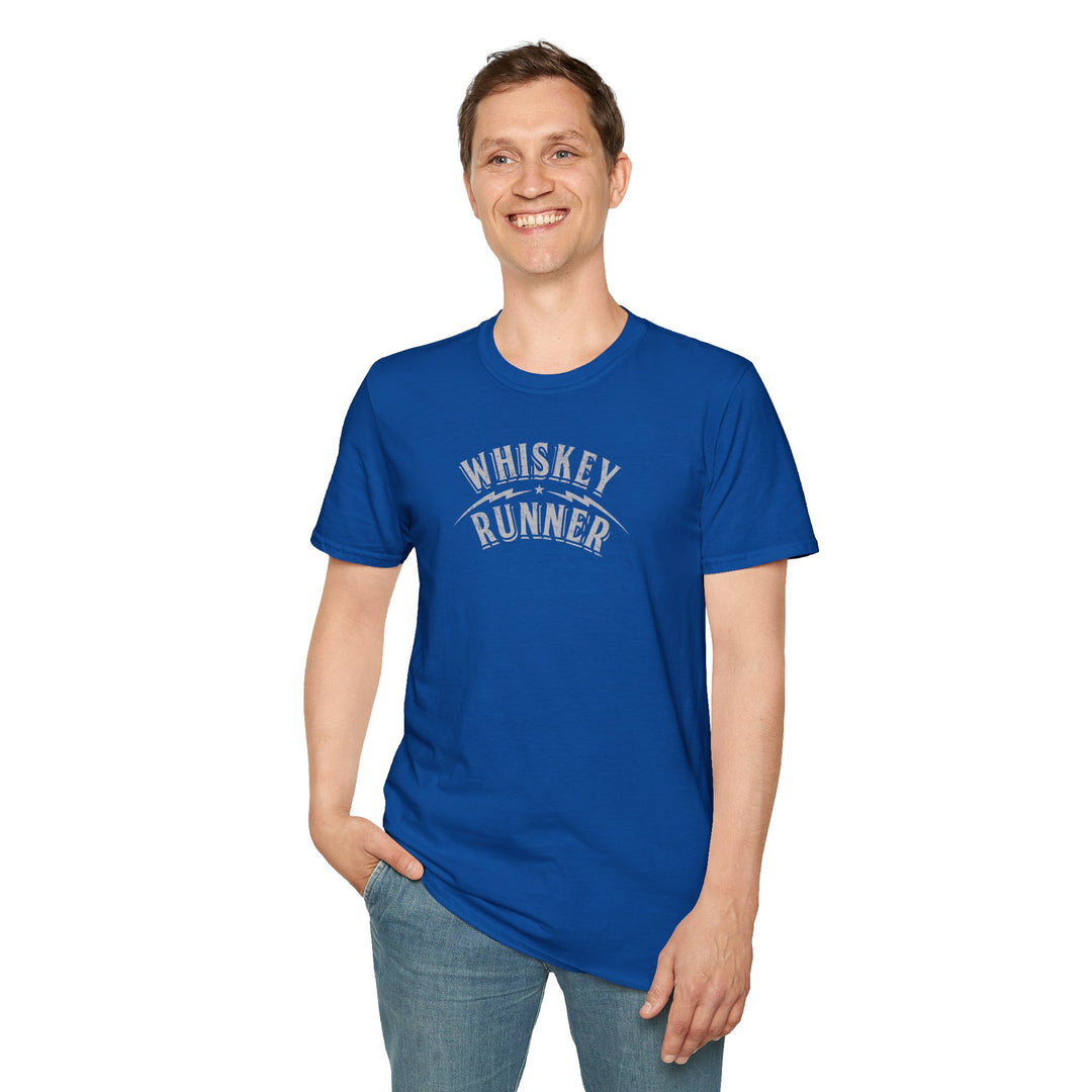 Whiskey Runner T-Shirt — Vintage Distillery Car Graphic Tee