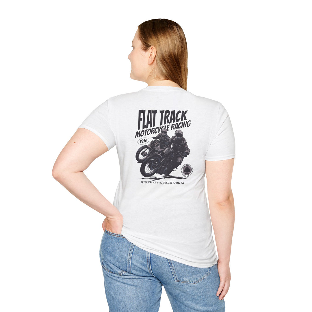 Flat Track Motorcycle Racing Vintage T-Shirt