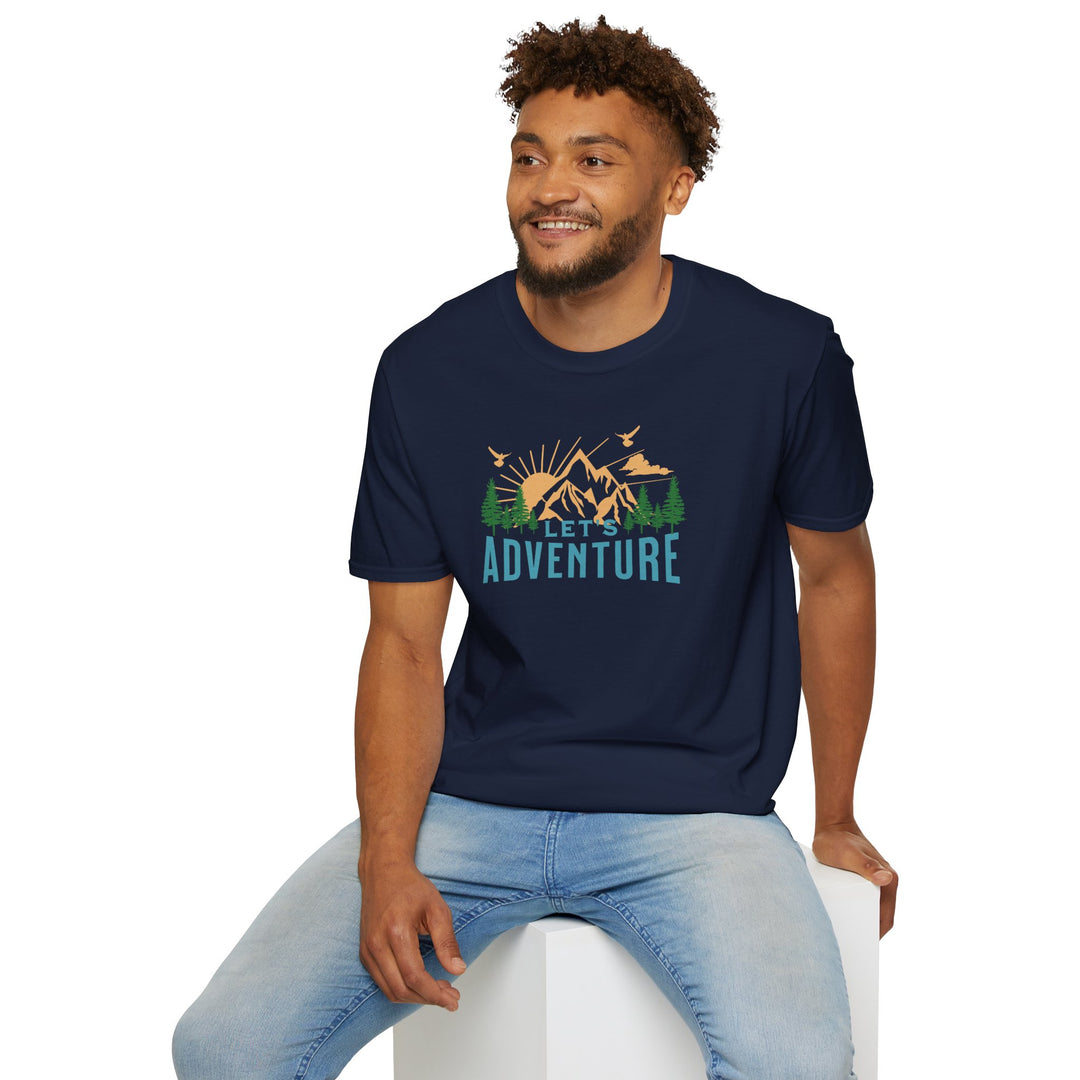 Let's Adventure Outdoor Unisex Softstyle T-Shirt