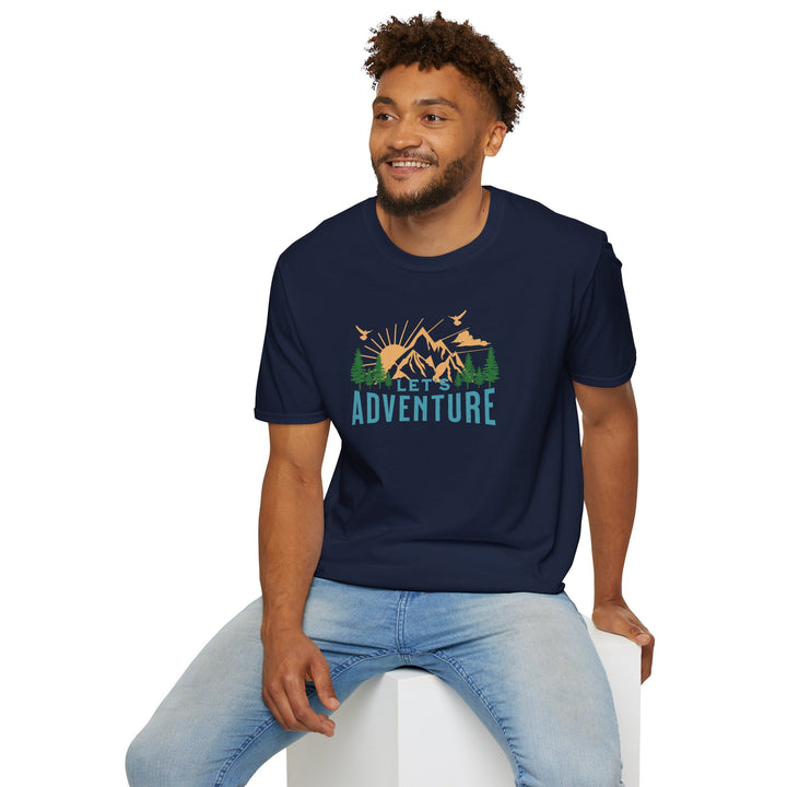 Let's Adventure Outdoor Unisex Softstyle T-Shirt