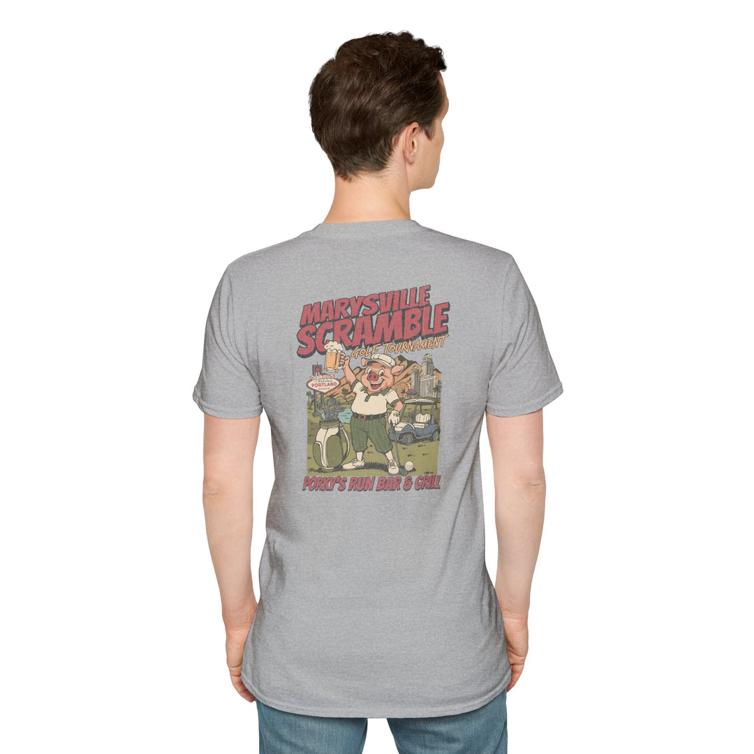 Marysville Scramble Retro Golf Tournament T-Shirt