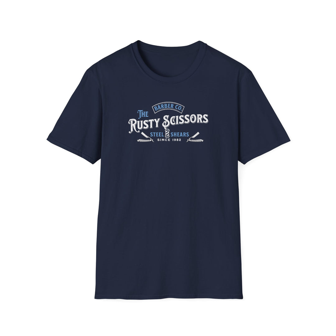 The Rusty Scissors Barber Shop T-Shirt