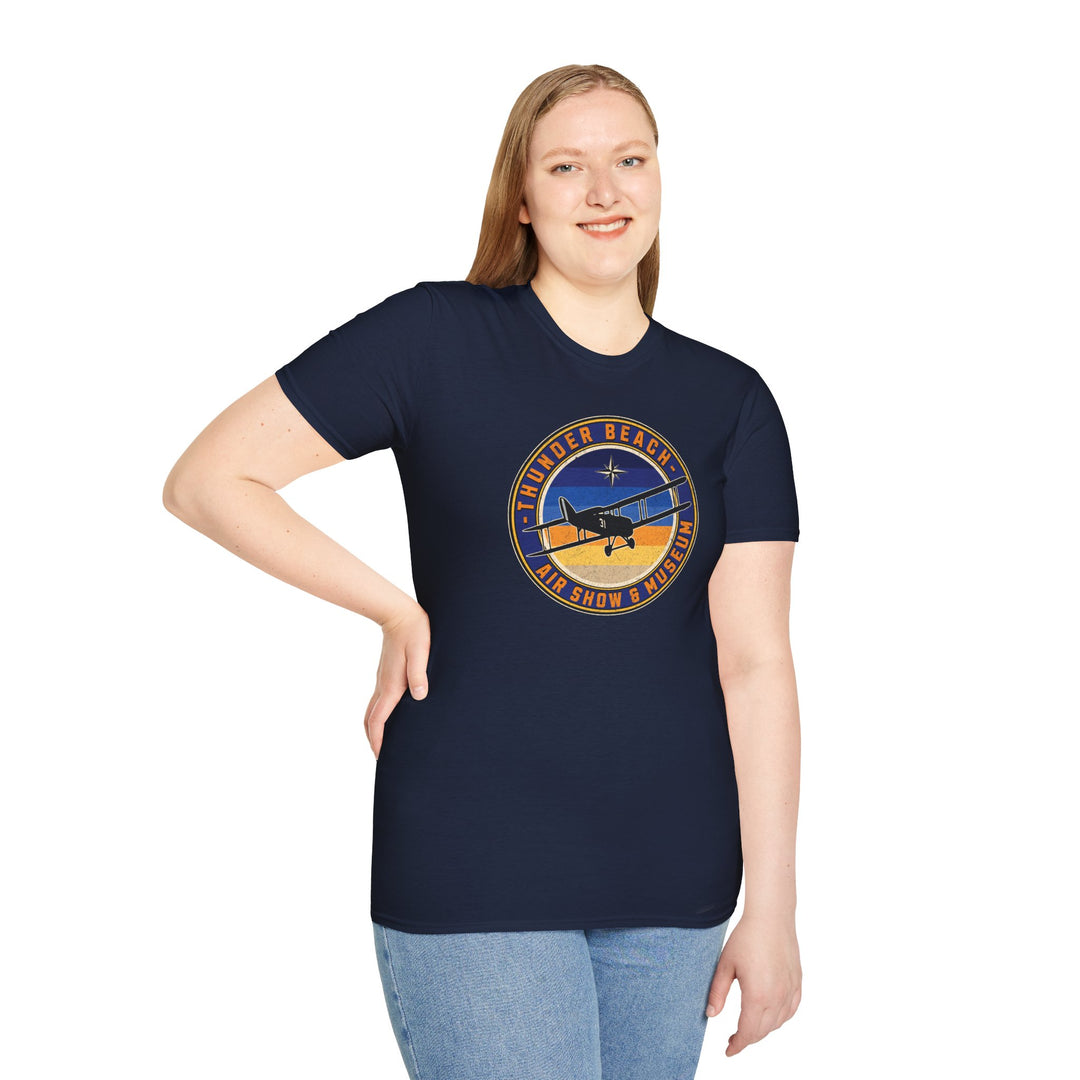 Thunder Beach Airshow Museum T‑Shirt — Vintage Plane Logo Tee