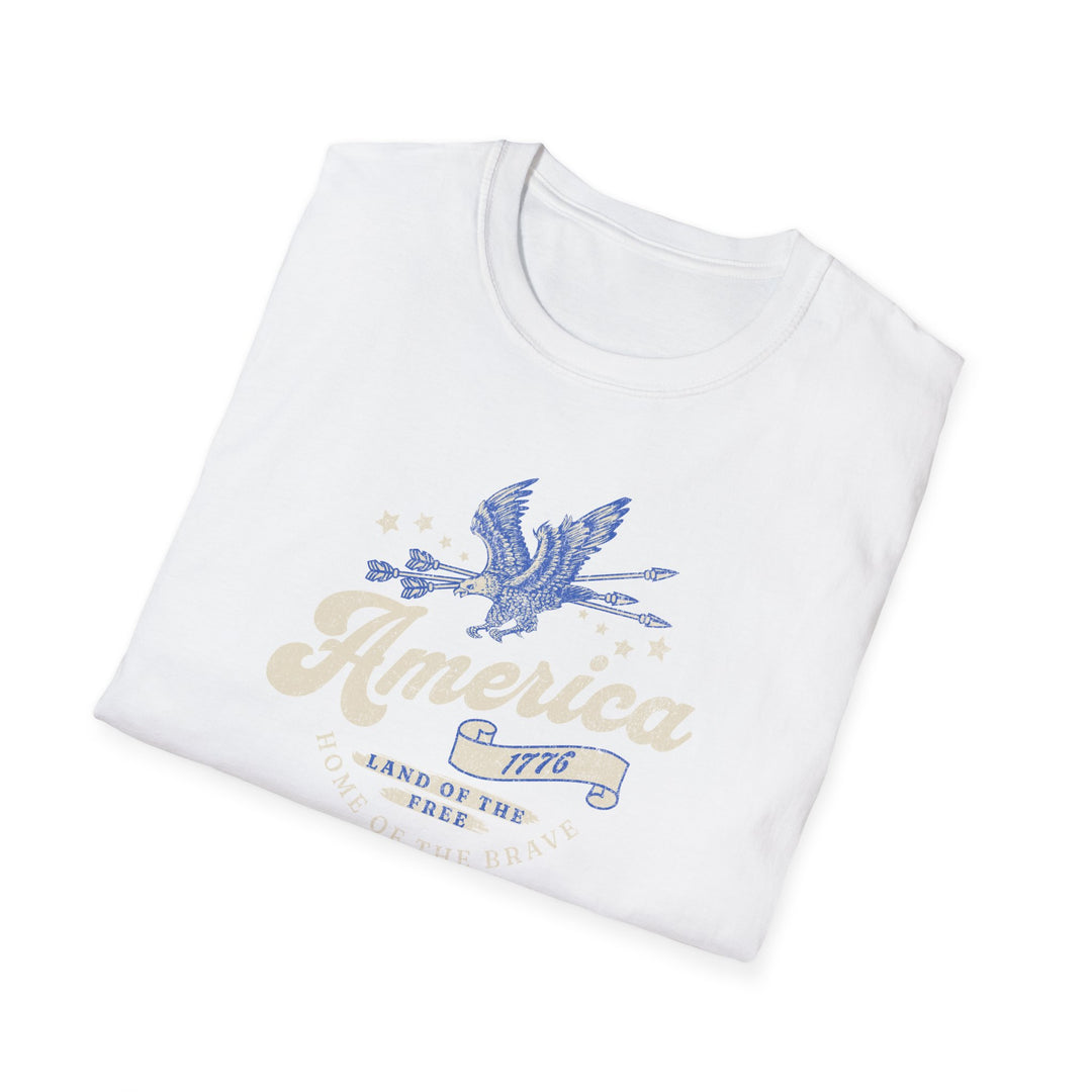 America Vintage Eagle Patriotic T-Shirt