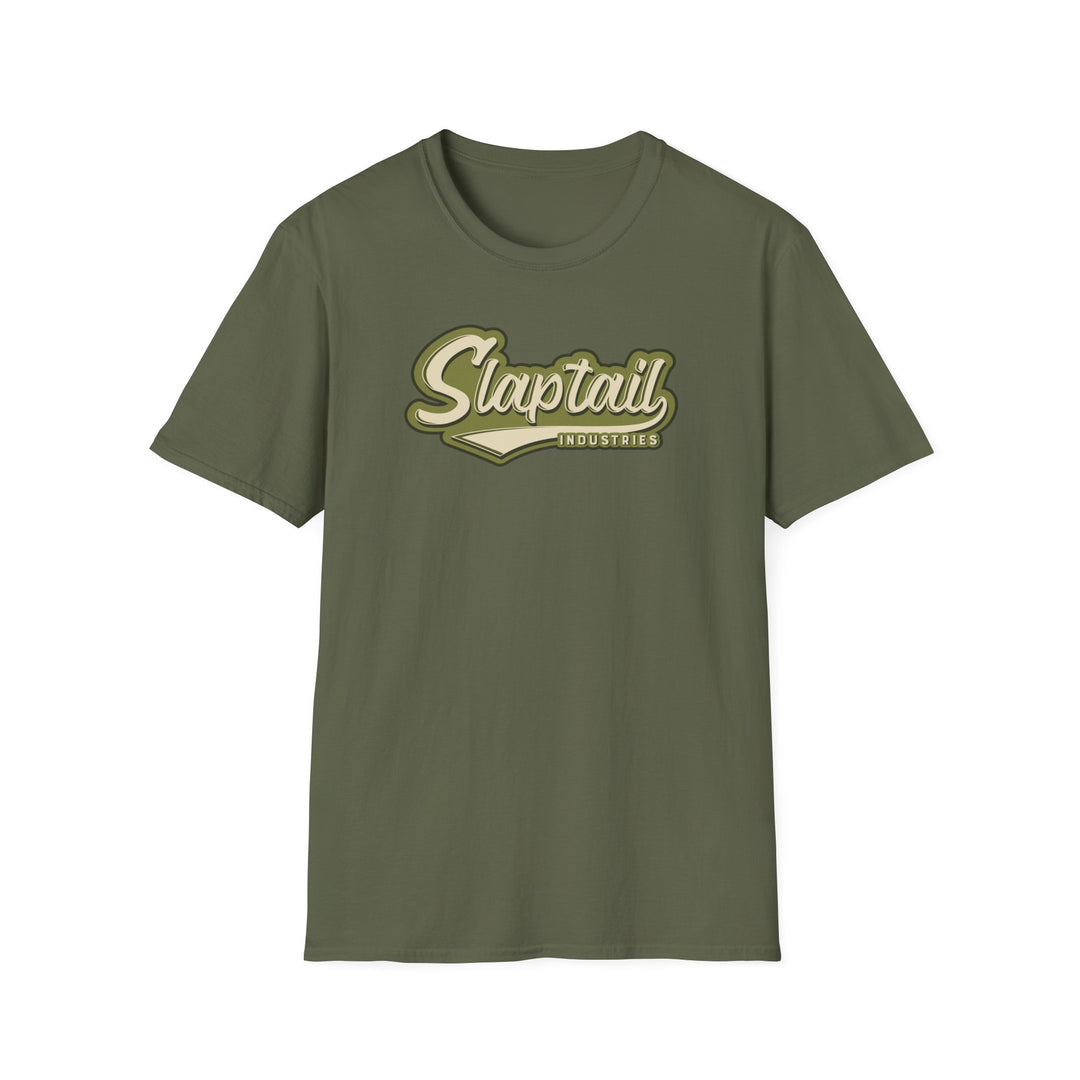 Fishing T-Shirt — "Slaptail Outdoors" Bass Logo Tee