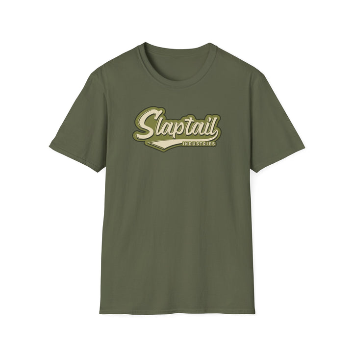 Fishing T-Shirt — "Slaptail Outdoors" Bass Logo Tee