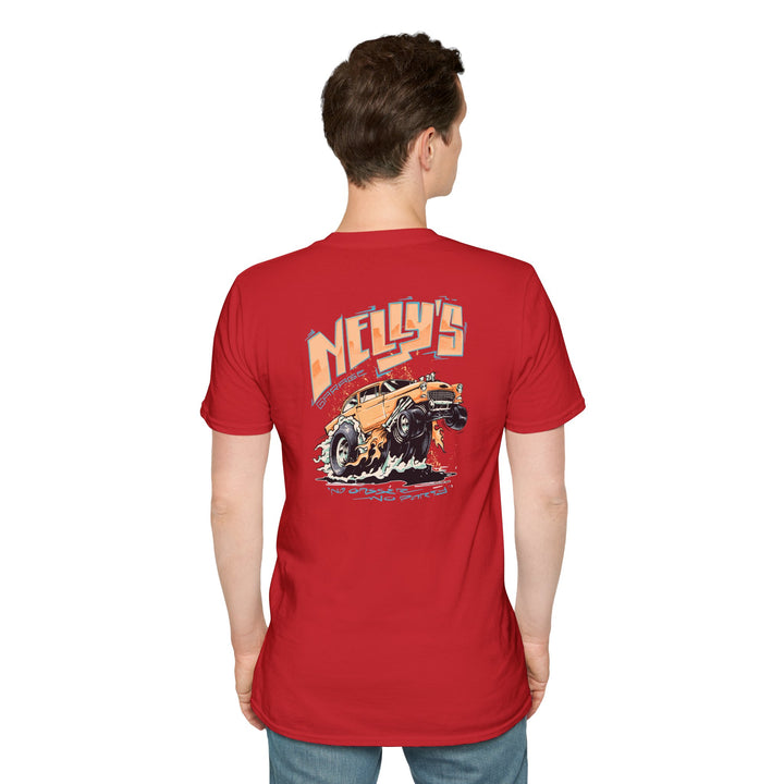 Nelly's Garage Retro Gasser Tee - Chevy Hot Rod T-Shirt