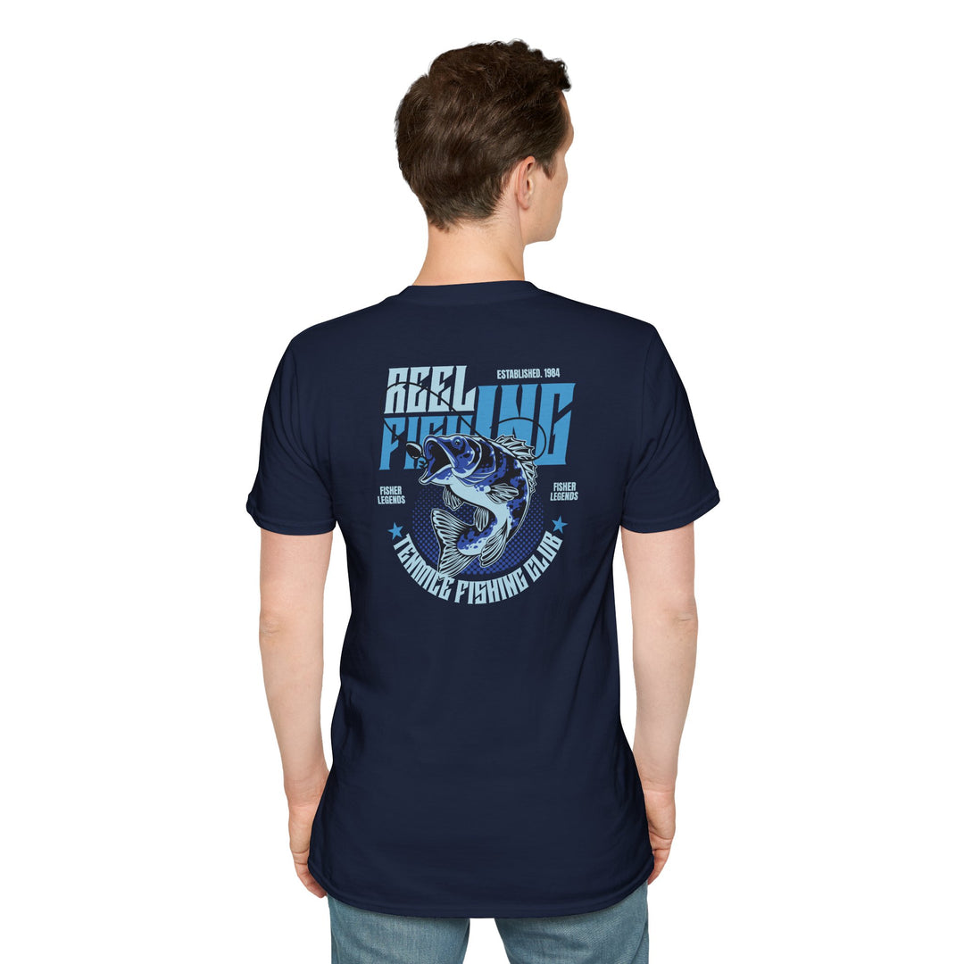 Reel Fishing Logo Graphic T-Shirt