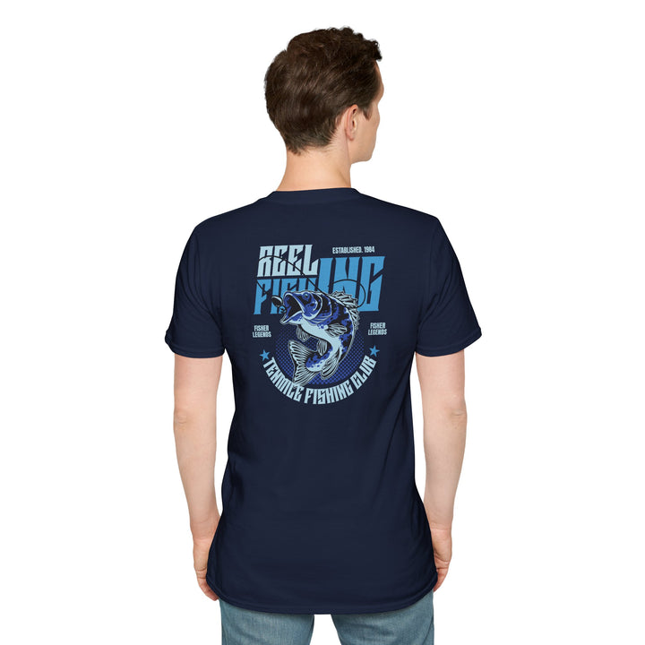 Reel Fishing Logo Graphic T-Shirt