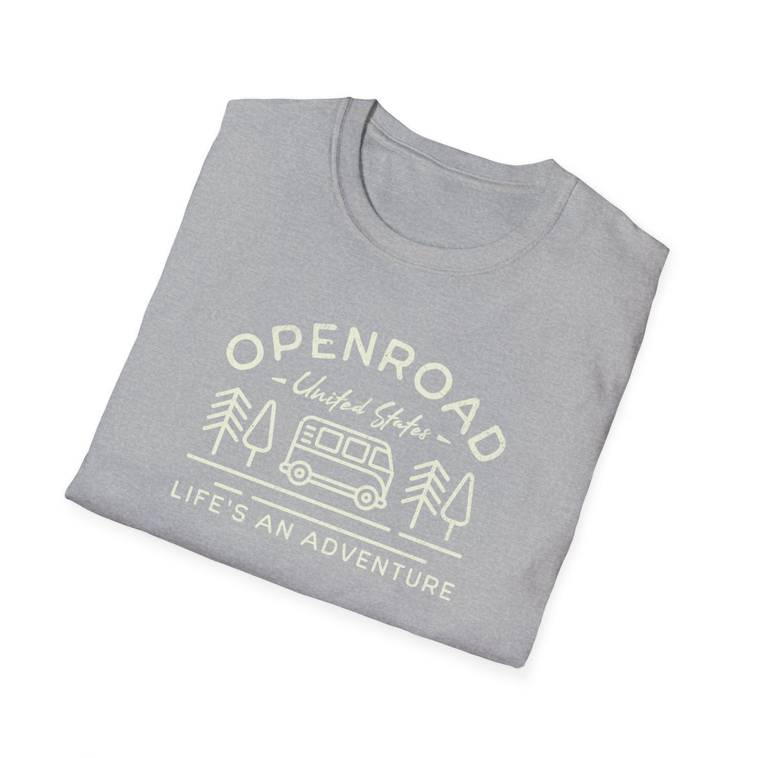T-Shirt — Open Road Camper “Life’s an Adventure”