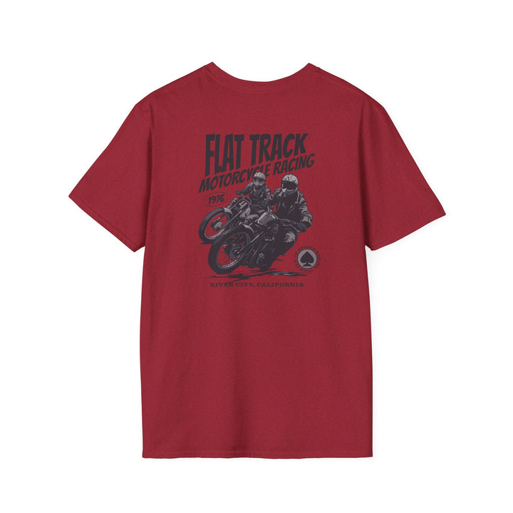 Flat Track Motorcycle Racing T-Shirt — Vintage Rider Tee