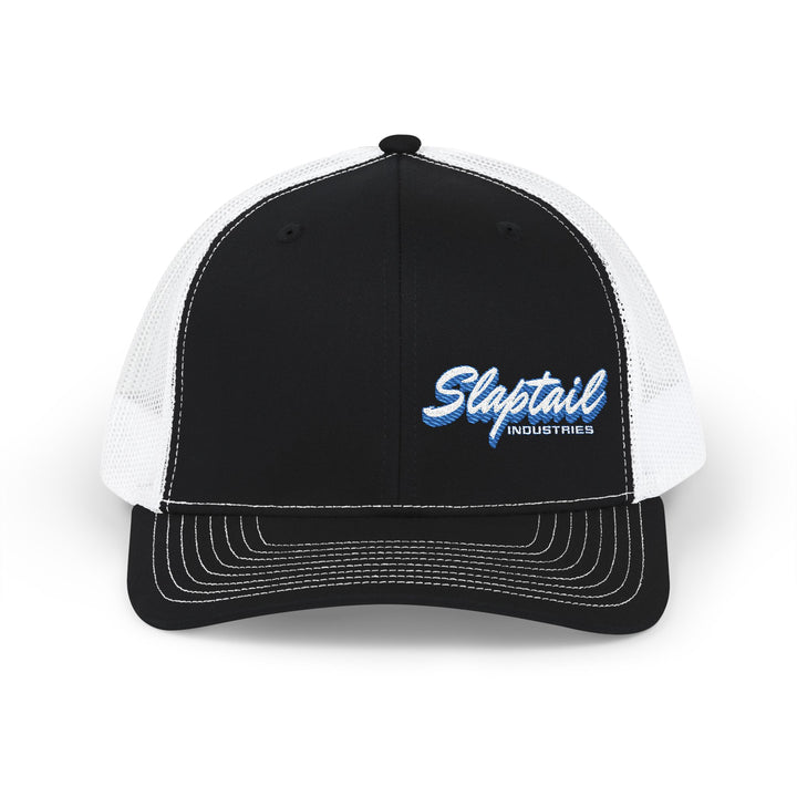 Slytail Industries Trucker Cap - Retro Script Snapback Hat