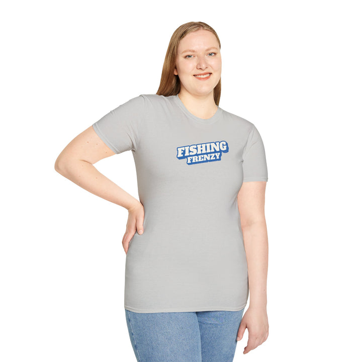 Fishing Frenzy Retro Graphic T-Shirt