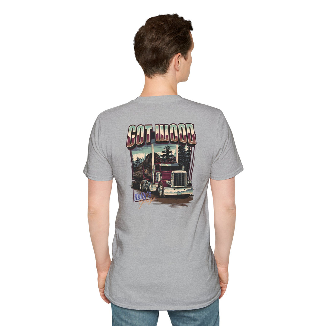 Got Wood Truck Tee — Vintage Logging Truck Graphic T-Shirt