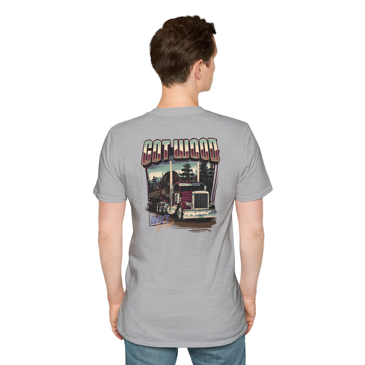 Got Wood Truck Tee — Vintage Logging Truck Graphic T-Shirt