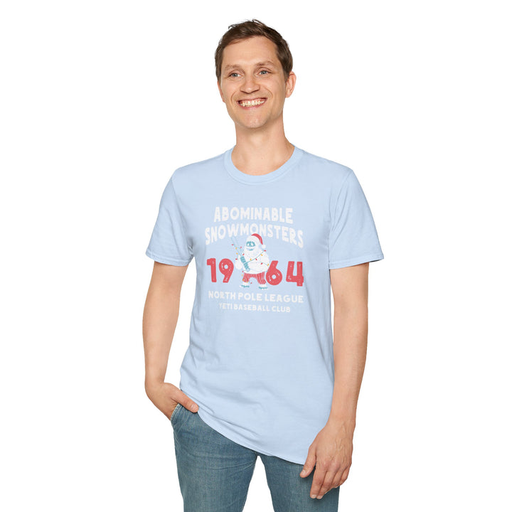 Abominable Snowmonsters 1964 Yeti Baseball Club T-Shirt