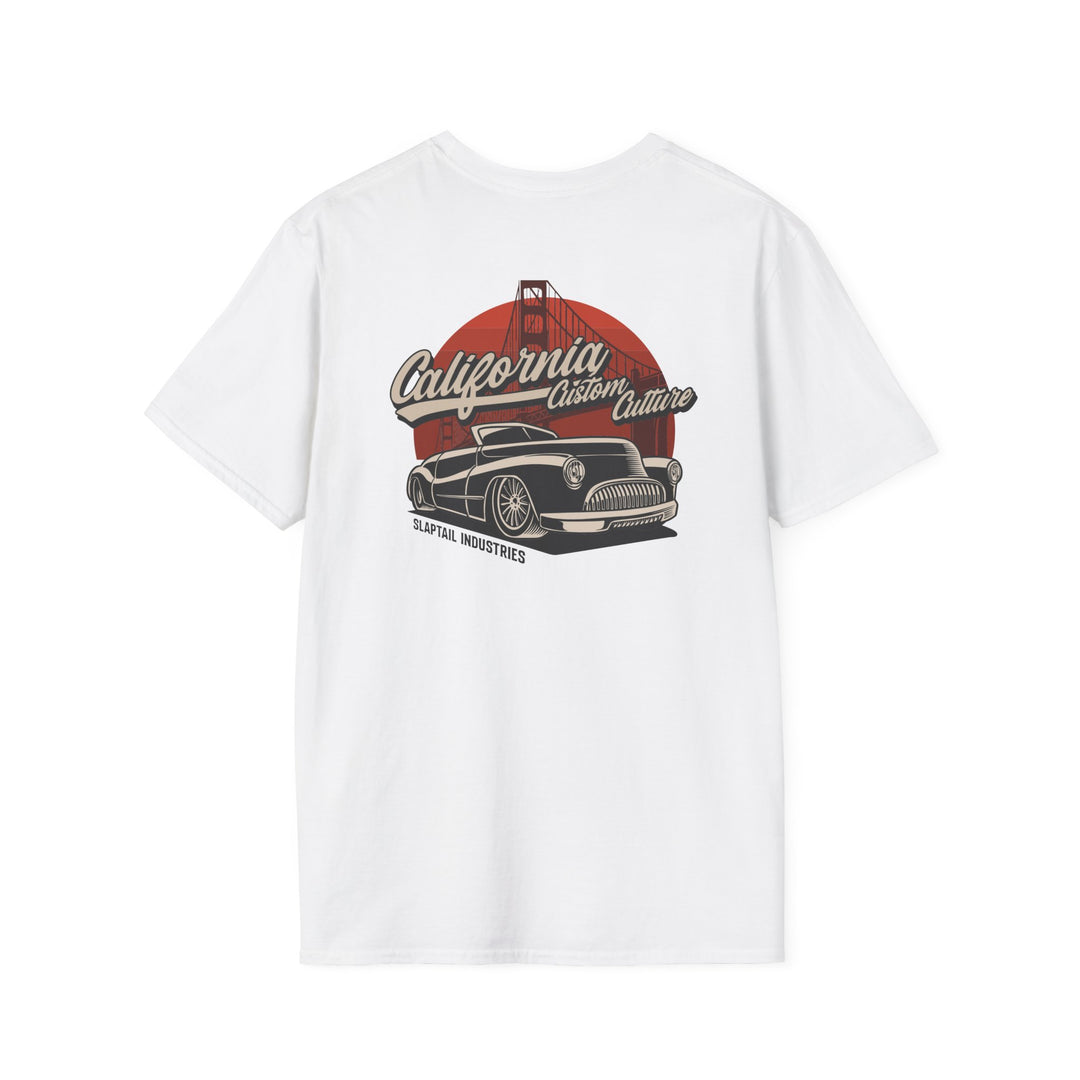 California Classic Car T-Shirt — Vintage Golden Gate Hot Rod Tee