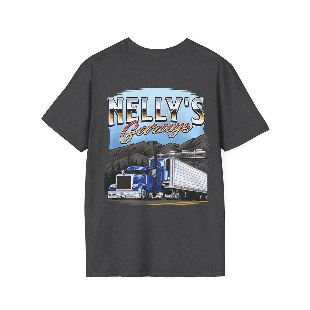 Nelly's Garage Unisex Softstyle T-Shirt – Perfect for Truck Enthusiasts