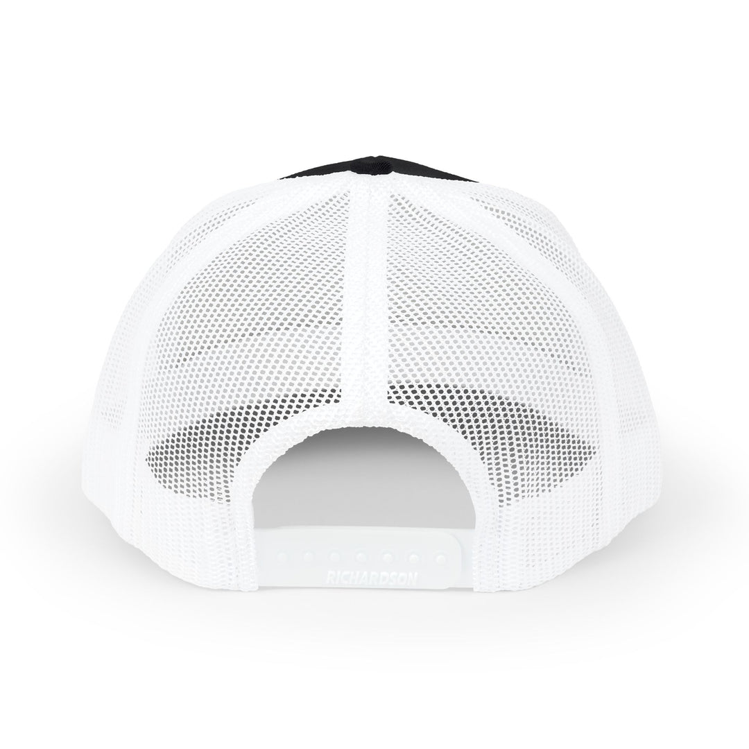 Slytail Industries Trucker Cap - Retro Script Snapback Hat