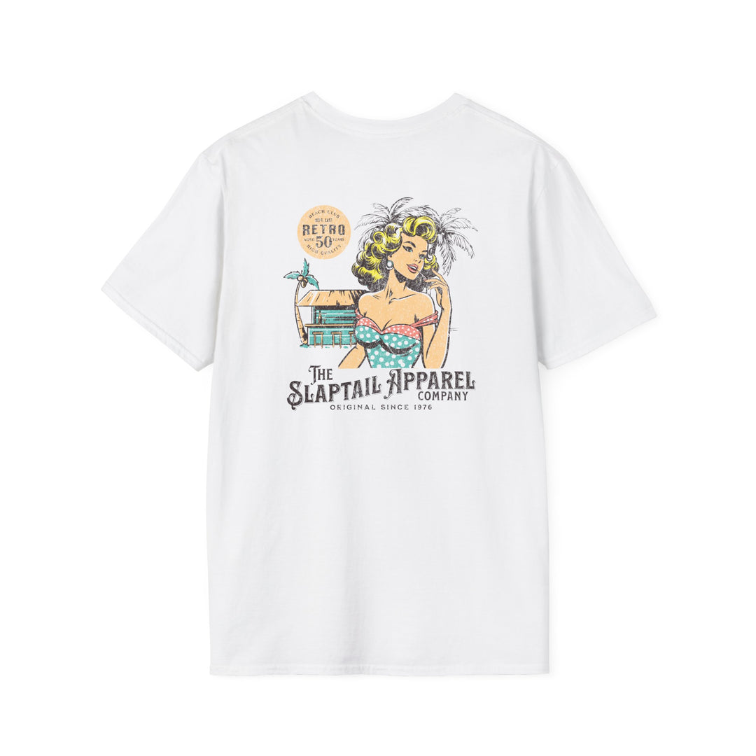 Vintage Logo T-Shirt — “The Slaptail Apparel Company” Classic Graphic Tee