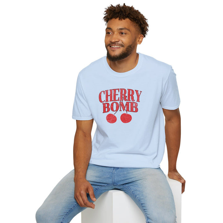 Cherry Bomb T-Shirt — Retro Red Graphic Tee