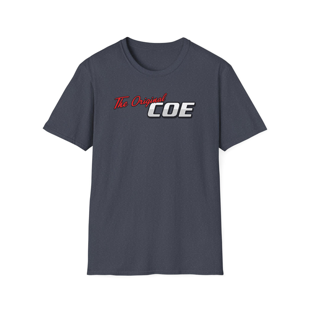 The Original Coe Truck T-Shirt - Retro Red Pickup Barn Graphic Tee
