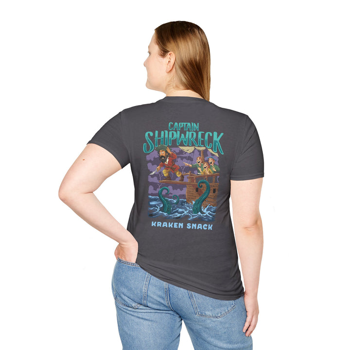 Nautical Adventure Unisex T-Shirt - Captain Shipwreck Design