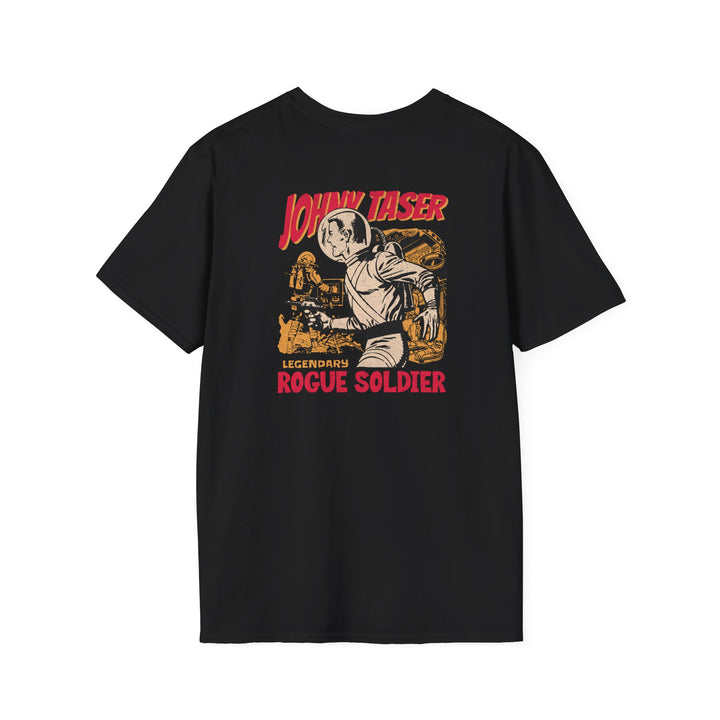 Johnny Taser Rogue Soldier Retro T-Shirt