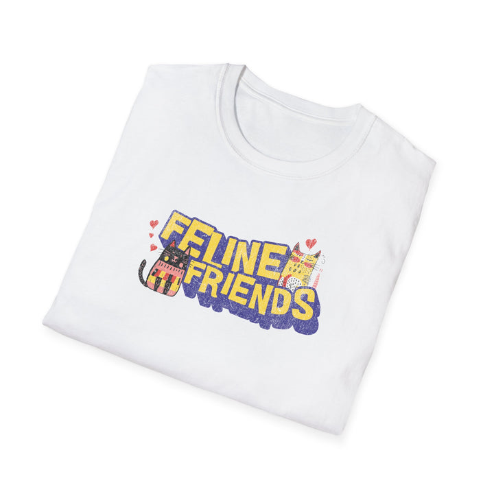 Feline Friends Cute Cat Lover T-Shirt