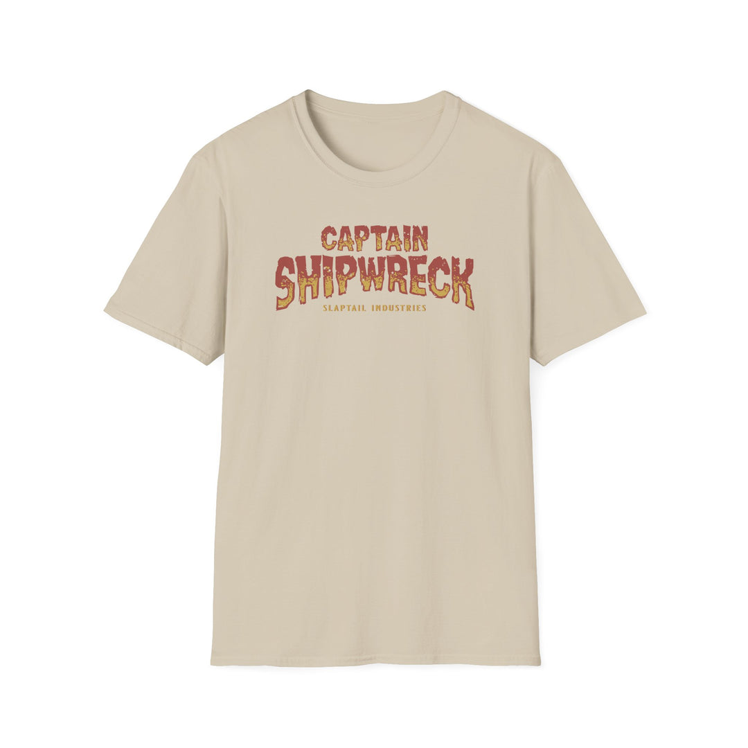 Captain Shipwreck T-Shirt — Pirate Crew Graphic Tee (Mutiny on the Barnacle)